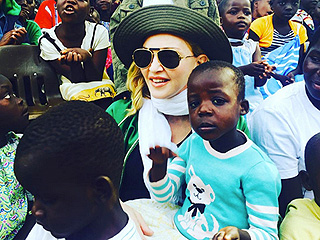 Madonna and Her Children – Including Rocco! – Reunite for Charity Trip to Africa