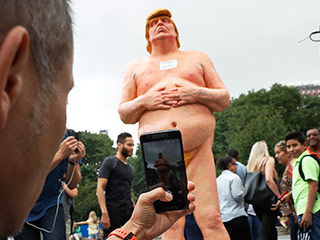 FROM TIME: Naked Donald Trump Statues Populate American Cities