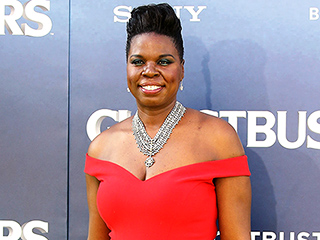 Leslie Jones Looks Red Hot in Christian Siriano at Ghostbusters Premiere