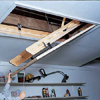 Calibrate the tension to ensure smooth, safe glide of attic stiars