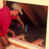 add support braces to give the in-wall dresser a sturdy home