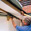A rotted soffit is revitalized.