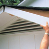 A rotted soffit is revitalized.