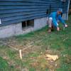 Lay out the trench