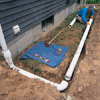 Continue installing pipes along the trench