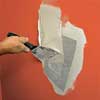covering drywall patch seams with joint compound