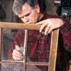 repairing a broken window