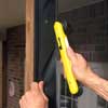 installing screening with a spline roller