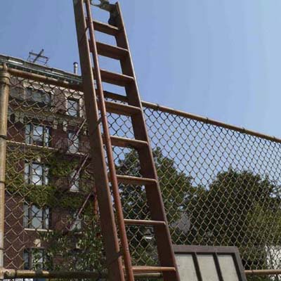 Bell Labs switching room ladder at Salvage Fest