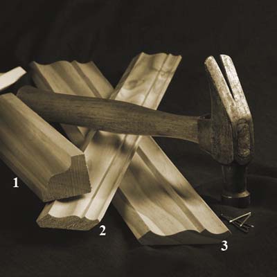 solid wood crown moldings
