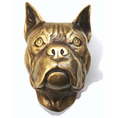 dog head door knocker  