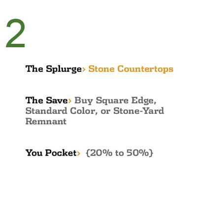 Save While You Splurge: Stone Countertops