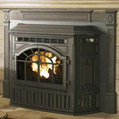 quadrafire pellet fireplace insert