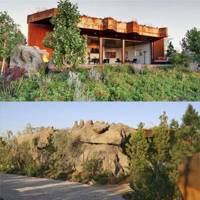 joshua tree, california boulder house