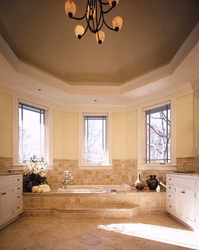 bathroom photos, bath design, large bathtub, bath fixtures, windows, bath lighting, haverson architecture, bath tile