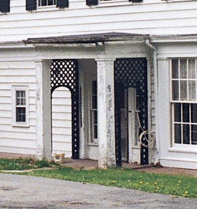 1800s farmhouse second front entry