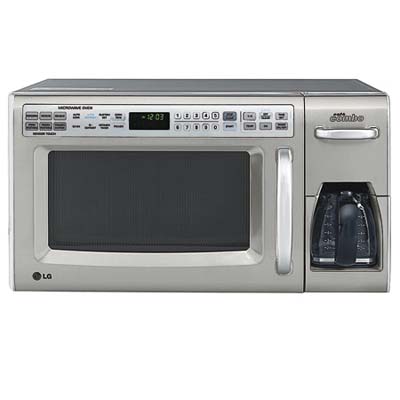microwave and coffeemaker combo