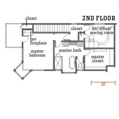 second floor floorplan