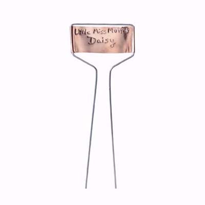 kids copper plant marker