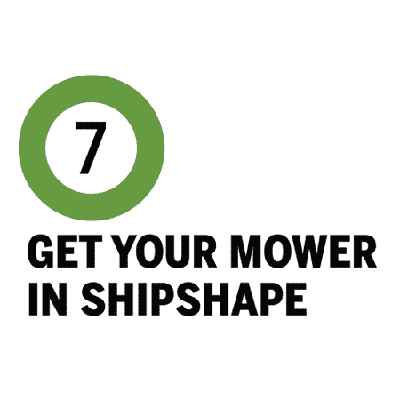 get your mower in shipshape