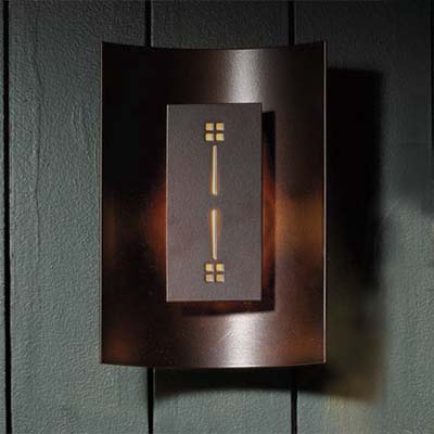 misson-style sconce by hubbardton forge