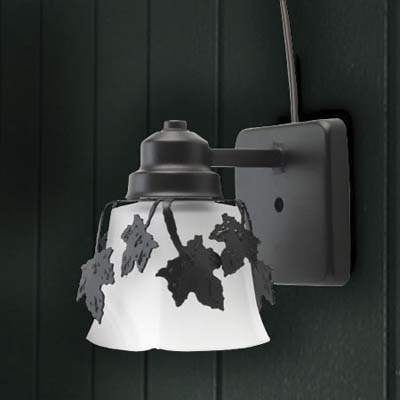 leafy luminance sconce from avalanche ranch light company