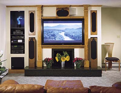 Family room theater