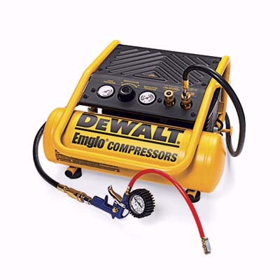 air compressor with dual couplings and tire inflator
