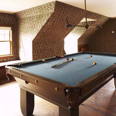 billiards room and man cave