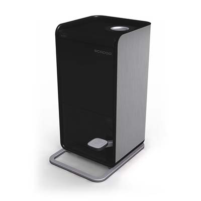 black ecopod recycling container
