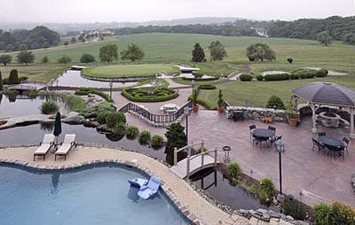 Panorama of Indy driver Michael Andretti's property