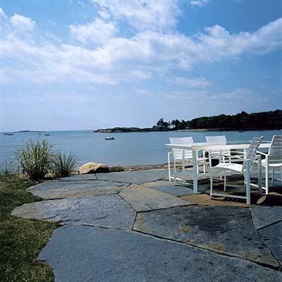 stone patio in Manchester-by-the-Sea