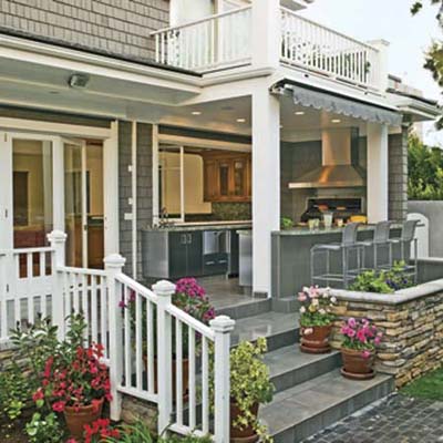 Indoor Outdoor Kitchen
