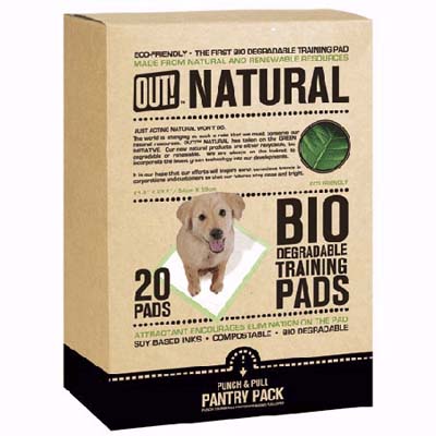 bio-degradable training pads for dogs