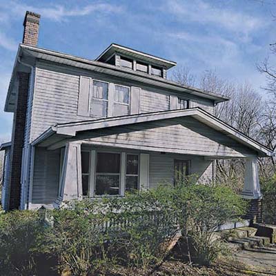 craftsman house before renovation