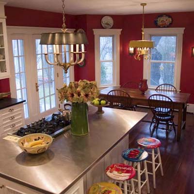 overall view of galley kitchen remodel