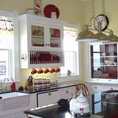 Photo of kitchen remodeled with ebay items