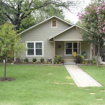 pre-war bungalow after renovation