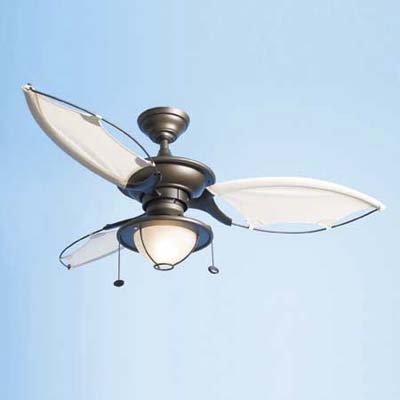 Maritime-inspired ceiling fan