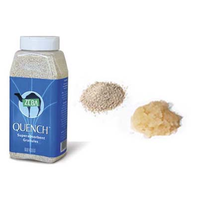 water-absorbing granules