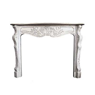 mahogany mantel with splayed legs