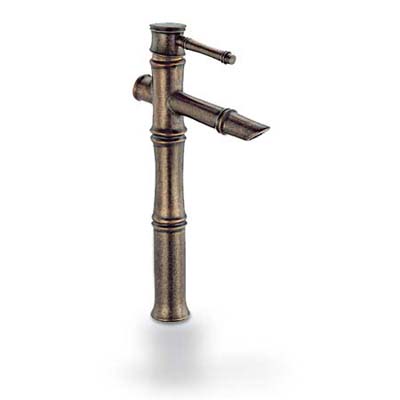 upgrade with this bamboo-look distressed bronze faucet from Danze