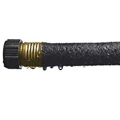 recycled rubber-and-plastic soaker hose