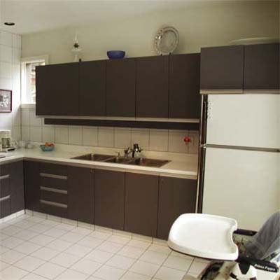 kitchen after staging