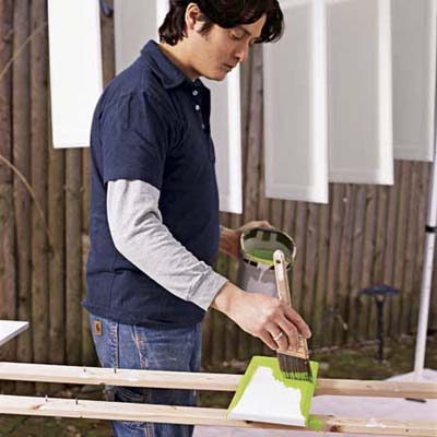 Brush on the finish color kitchen cabinet
