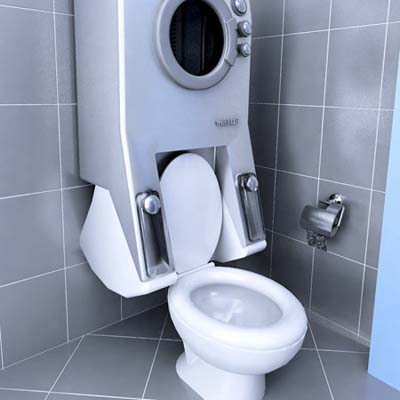 Washing Machine/Toilet that was an notable mention in core 77 design contest