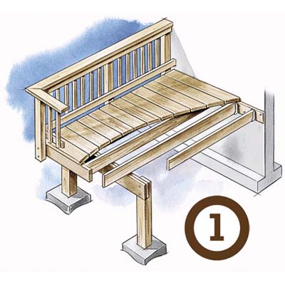 check materials for split or decaying wood