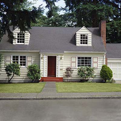 the exterior of a house with few entry stairs or obstructions