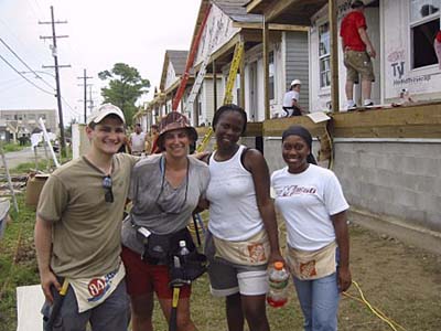 Habitat for Humanity volunteers