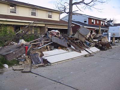 Debris from a Gutted House